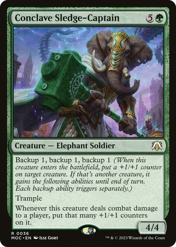 Conclave Sledge-Captain (MOC-036) - March of the Machine Commander