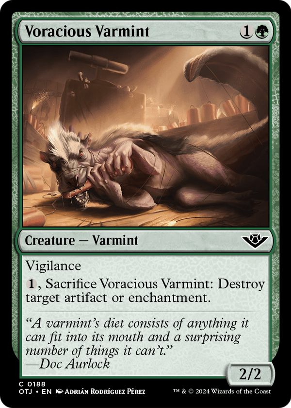 Voracious Varmint (OTJ-188) - Outlaws of Thunder Junction Foil