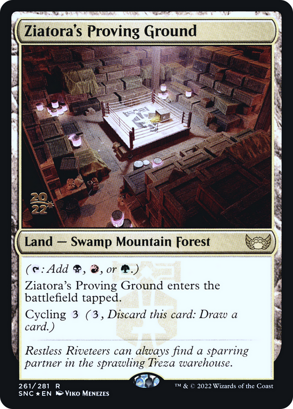 Ziatora's Proving Ground (PRE-261) - Streets of New Capenna Promos Foil