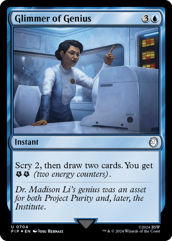 Glimmer of Genius (Surge Foil) (PIP-704) - Fallout Foil