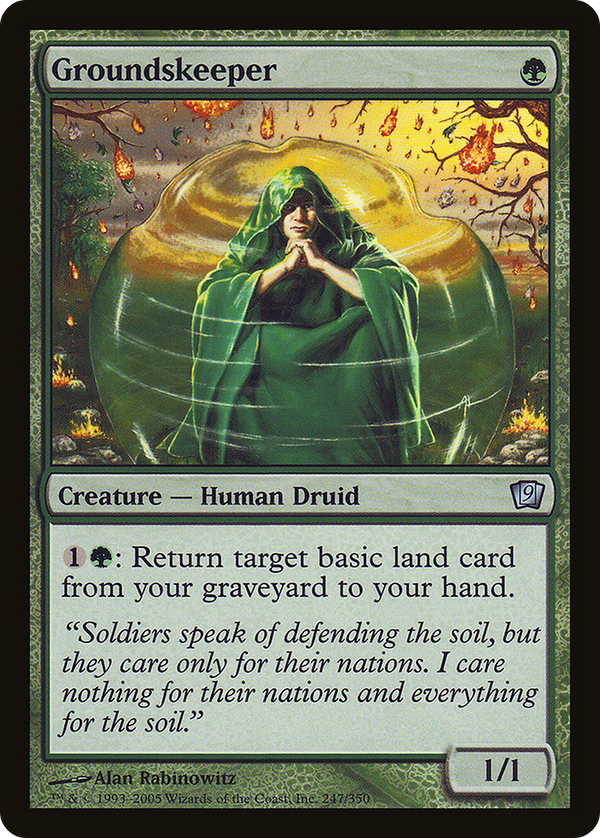 Groundskeeper (9ED-247) - 9th Edition Foil