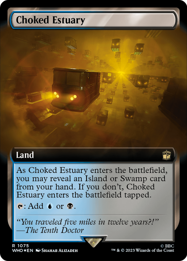 Choked Estuary (Extended Art) (Surge Foil) (WHO-1075) - Doctor Who: (Extended Art) Foil