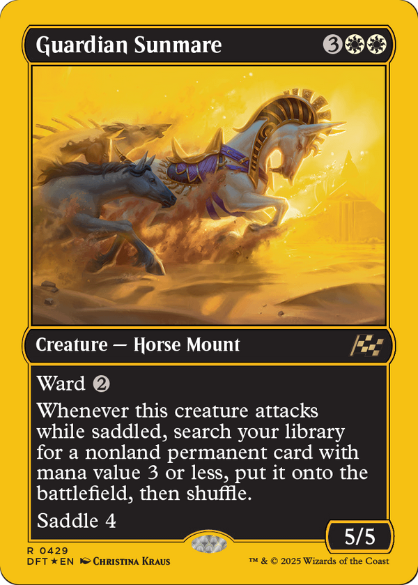 Guardian Sunmare (First-Place Foil) (DFT-429) - Aetherdrift Foil