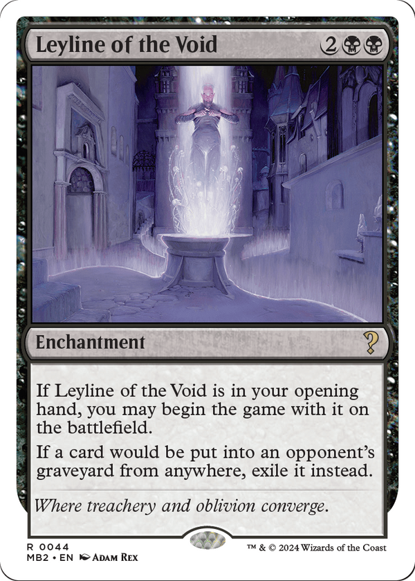 Leyline of the Void (White Border) (MB2-044) - Mystery Booster 2