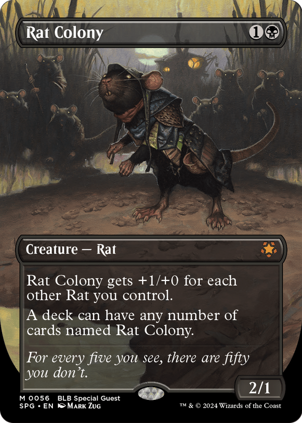 Rat Colony (Borderless) (SPG-056) - Special Guests