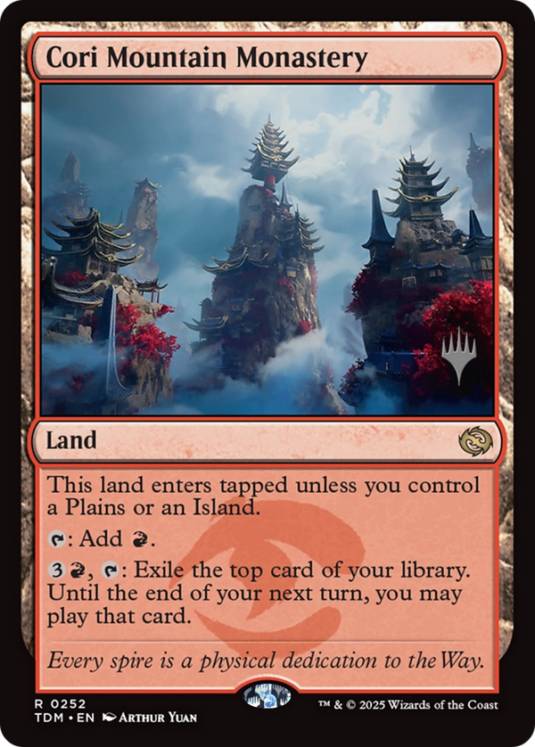 Cori Mountain Monastery (PPTDM-252) - Promo Pack: Tarkir: Dragonstorm