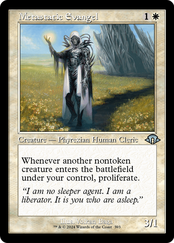 Metastatic Evangel (Retro Frame) (MH3-393) - Modern Horizons 3 Foil