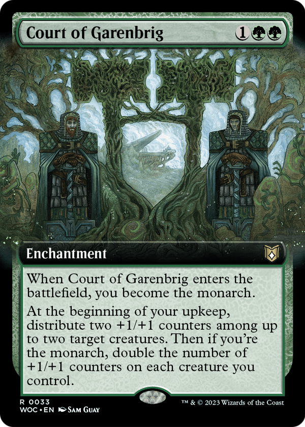 Court of Garenbrig (Extended Art) (WOC-033) - Wilds of Eldraine Commander: (Extended Art) Foil