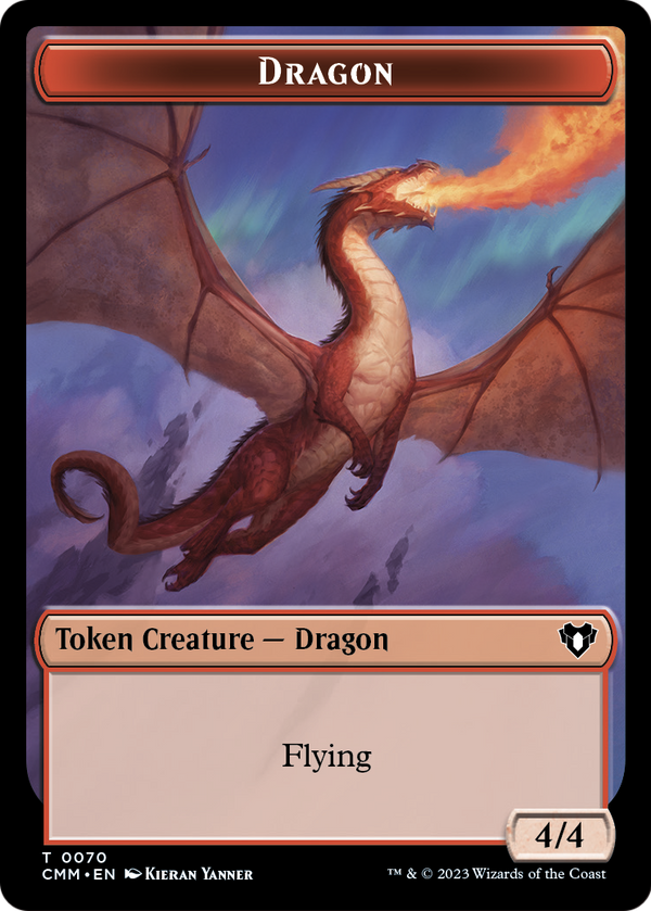 Dragon (TCMM-070) - Commander Masters Tokens