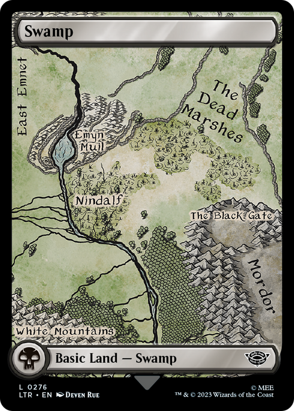 Swamp (0276) (LTR-276) - The Lord of the Rings: Tales of Middle-earth Foil