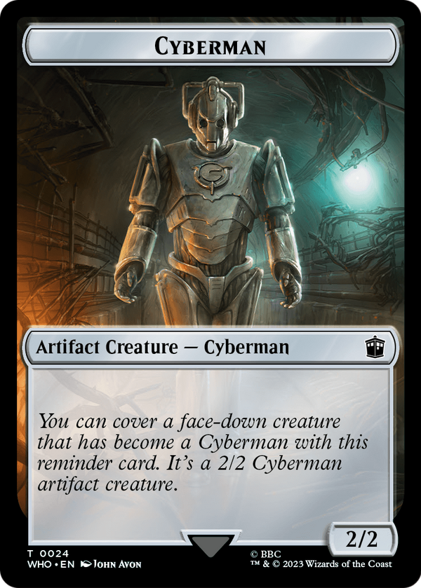 Cyberman (TWHO-024) - Doctor Who Tokens Foil