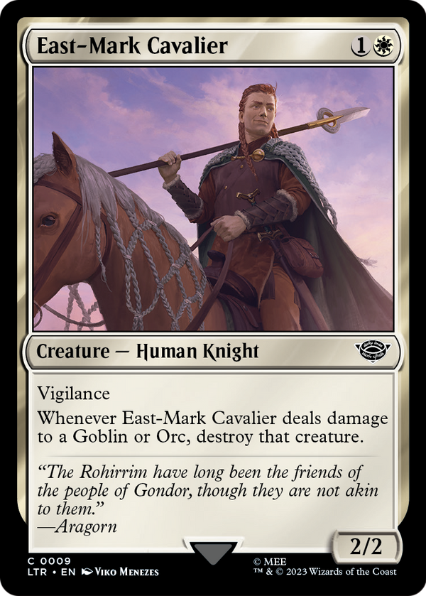 East-Mark Cavalier (LTR-009) - The Lord of the Rings: Tales of Middle-earth