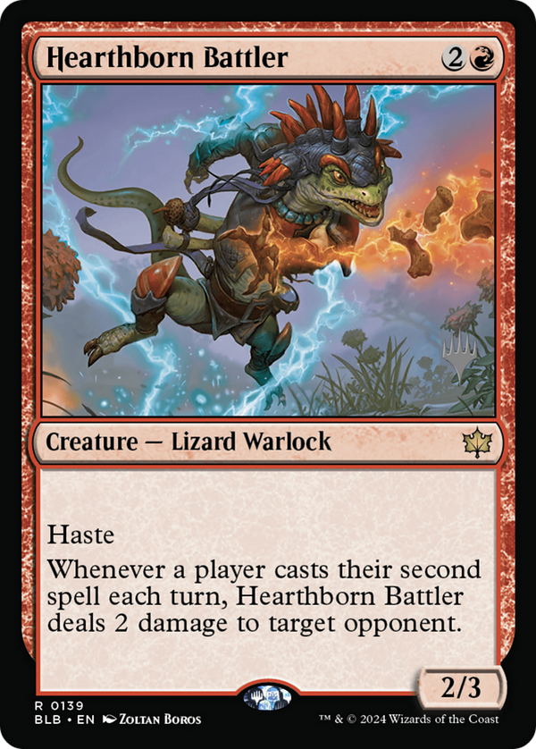 Hearthborn Battler (PPBLB-139) - Bloomburrow Promos