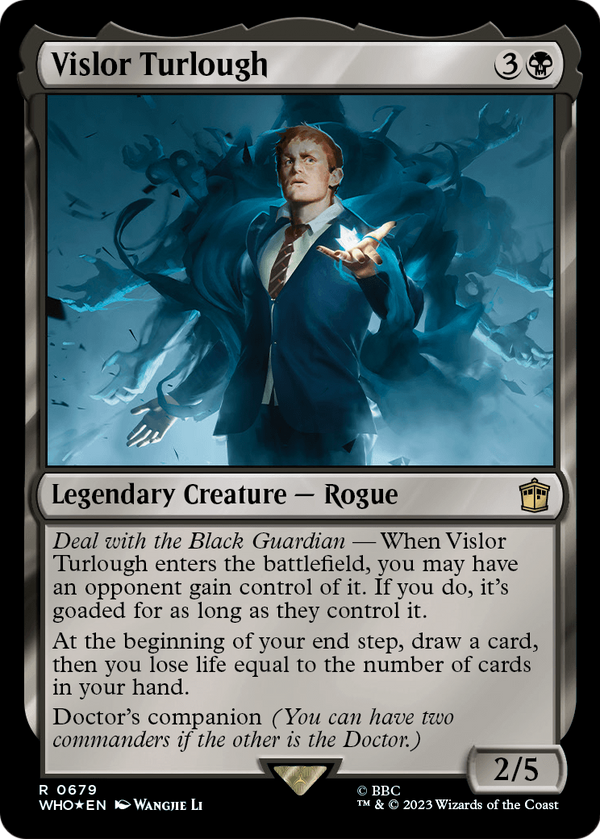 Vislor Turlough (Surge Foil) (WHO-679) - Doctor Who Foil