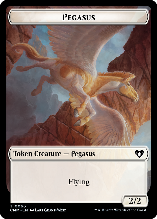 Pegasus (TCMM-066) - Commander Masters Tokens