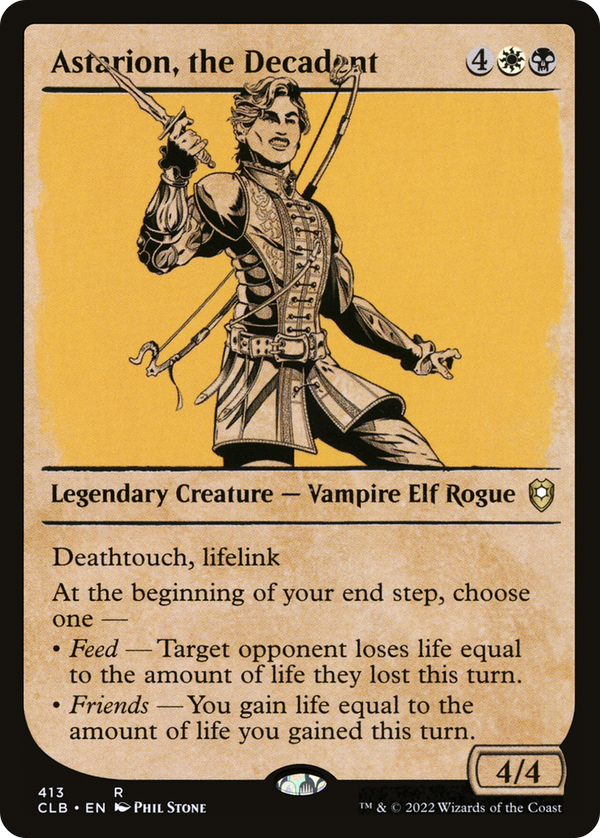 Astarion, the Decadent (Showcase) (CLB-413) - Commander Legends: Battle for Baldur's Gate: (Showcase)