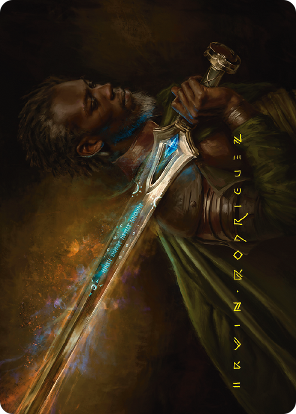 Andúril, Flame of the West // Andúril, Flame of the West (ALTR-028) - Tales of Middle-earth Art Series (Borderless)