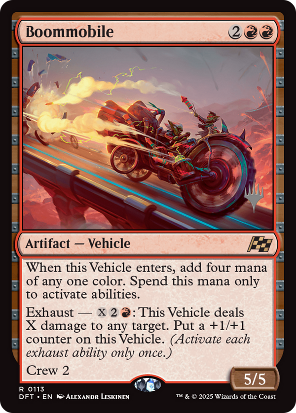 Boommobile (PPDFT-113) - Promo Pack: Aetherdrift Foil