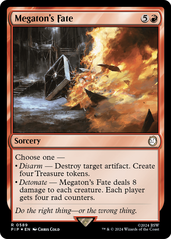 Megaton's Fate (Surge Foil) (PIP-589) - Fallout Foil