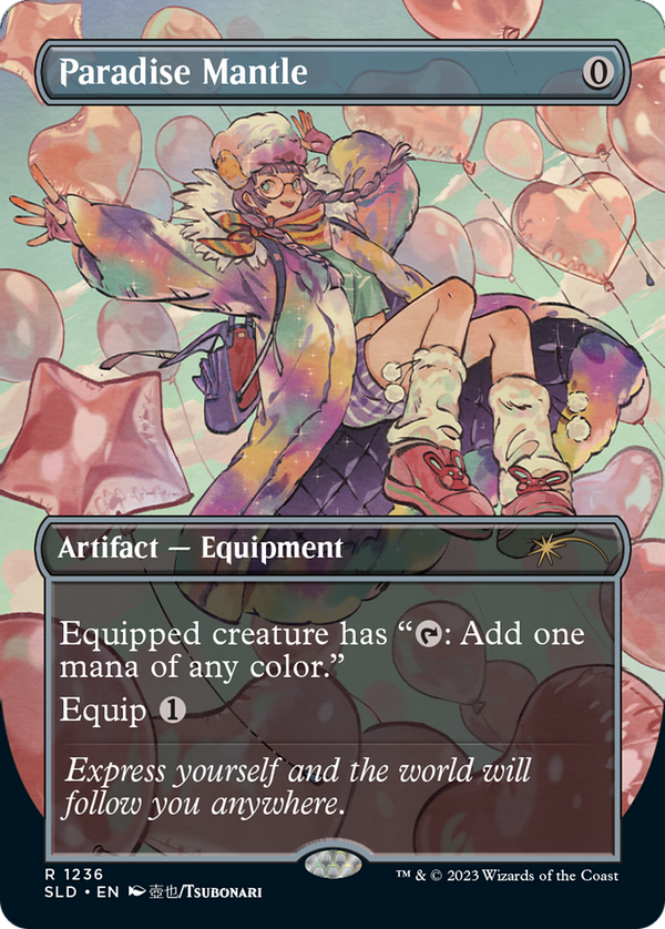 Paradise Mantle (SLD-1236) - Secret Lair Drop (Borderless) Foil