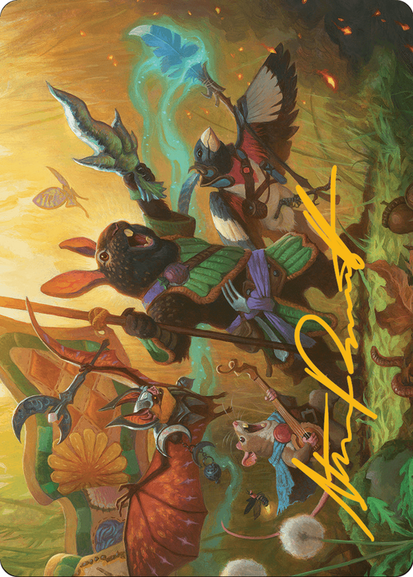 Valley Questcaller // Valley Questcaller (ABLB-004) - Bloomburrow Art Series (Borderless) Foil
