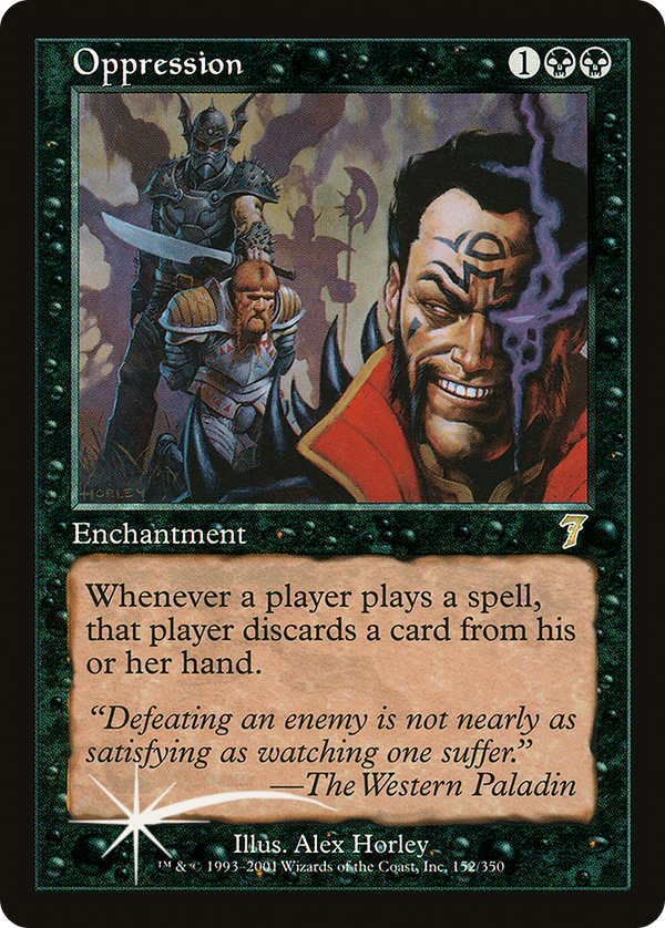 Oppression (7ED-152★) - 7th Edition Foil