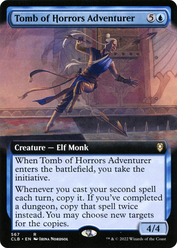 Tomb of Horrors Adventurer (Extended Art) (CLB-567) - Commander Legends: Battle for Baldur's Gate: (Extended Art)