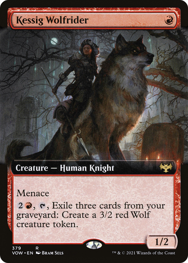 Kessig Wolfrider (Extended Art) (VOW-379) - Innistrad: Crimson Vow: (Extended Art) Foil
