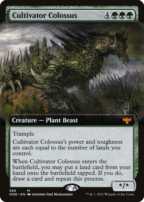 Cultivator Colossus (Extended Art) (VOW-386) - Innistrad: Crimson Vow: (Extended Art) Foil
