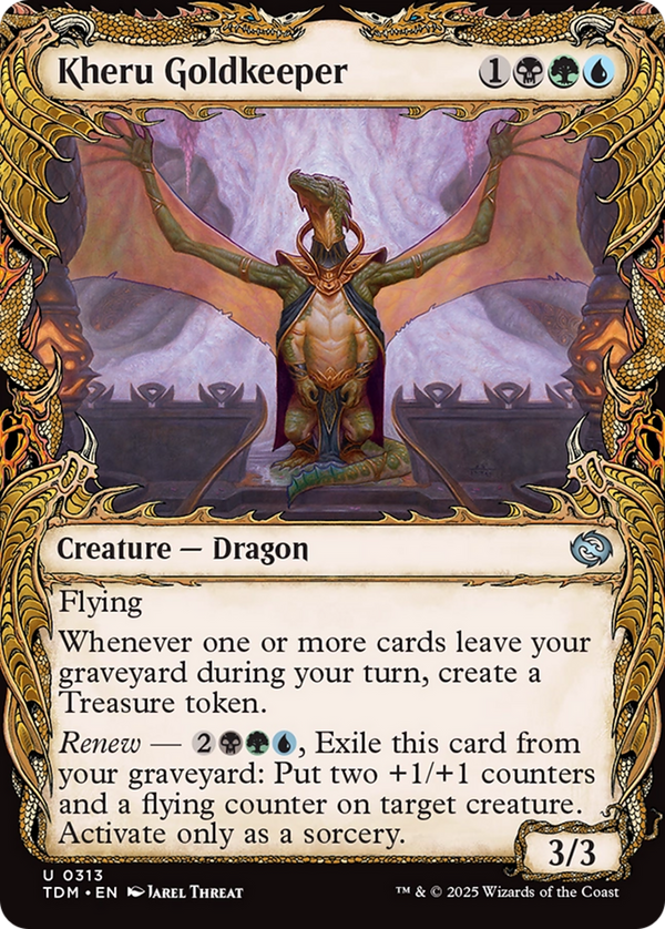 Kheru Goldkeeper (Showcase) (TDM-313) - Tarkir: Dragonstorm: (Showcase)