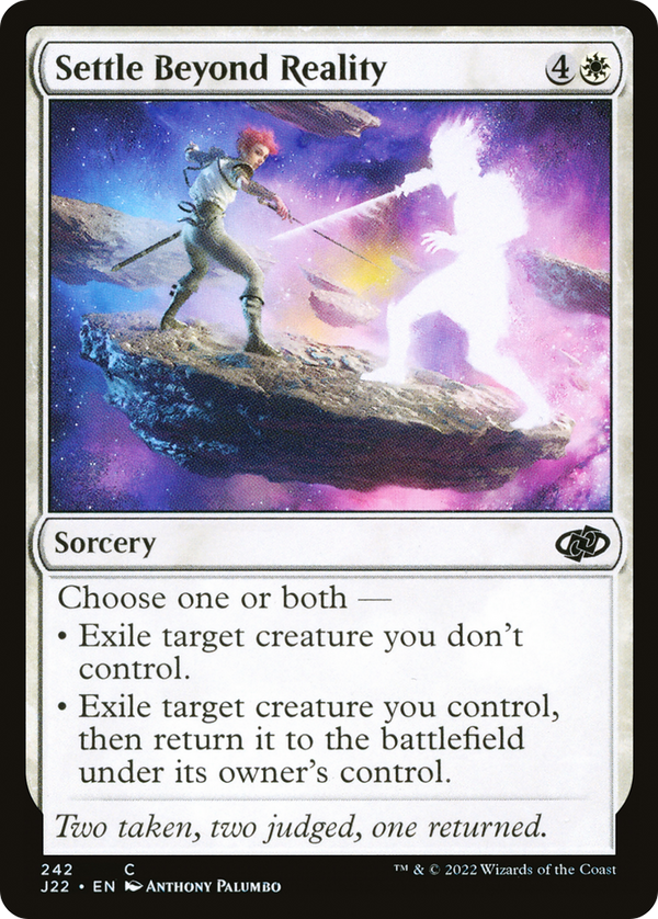 Settle Beyond Reality (J22-242) - Jumpstart 2022