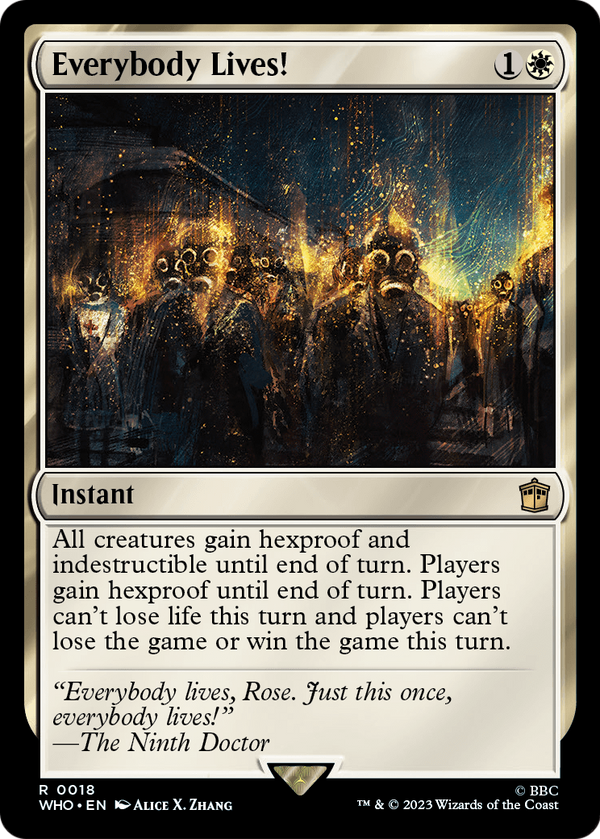 Everybody Lives! (WHO-018) - Doctor Who Foil