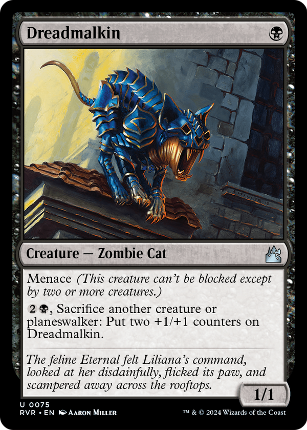 Dreadmalkin (RVR-075) - Ravnica Remastered Foil