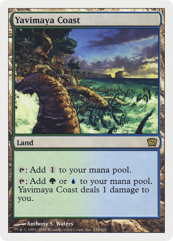Yavimaya Coast (9ED-330) - 9th Edition Foil