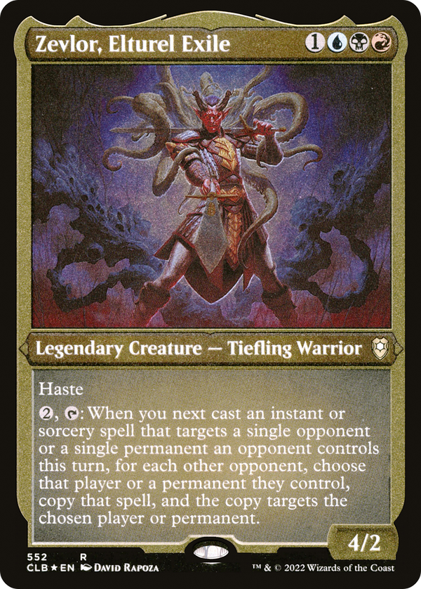 Zevlor, Elturel Exile (Foil Etched) (CLB-552) - Commander Legends: Battle for Baldur's Gate Foil