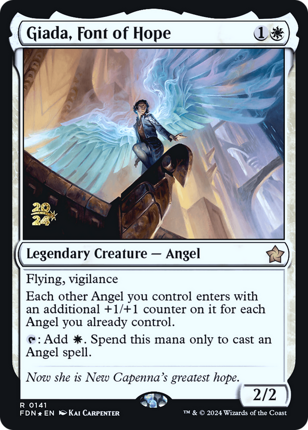 Giada, Font of Hope (FDN) (PRE-141) - Foundations Promos Foil