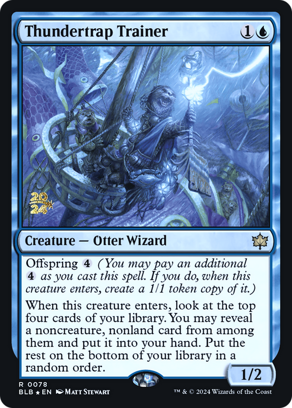Thundertrap Trainer (PRE-078) - Bloomburrow Promos Foil