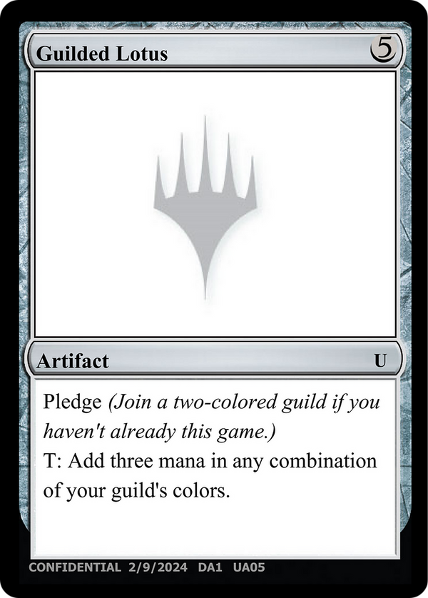 Guilded Lotus (UNK-UA05B) - Unknown Event