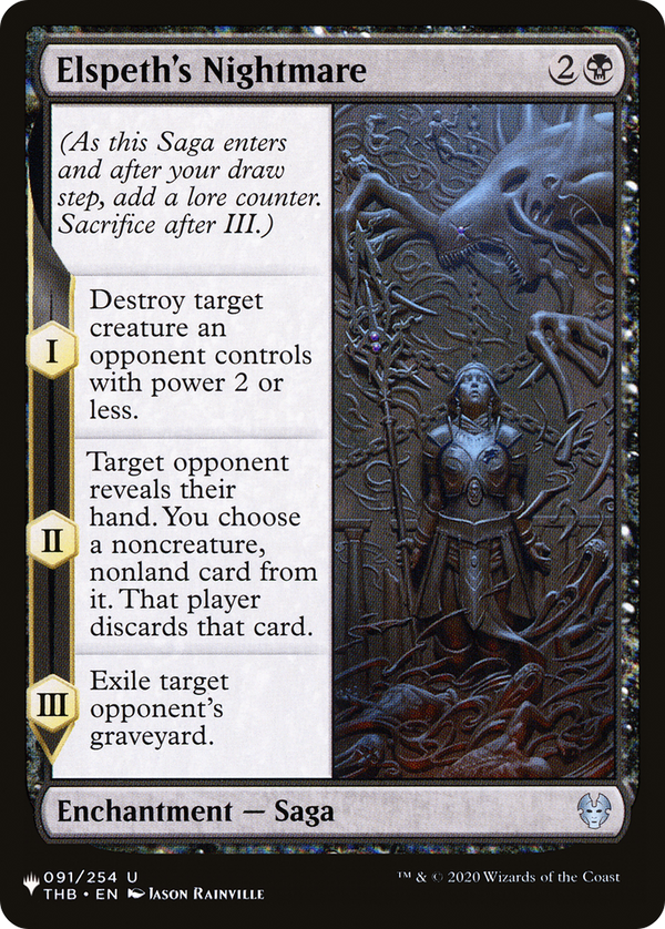 Elspeth's Nightmare (LIST-THB-91) - The List