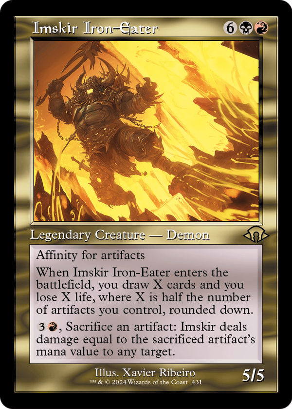 Imskir Iron-Eater (Retro Frame) (MH3-431) - Modern Horizons 3 Foil