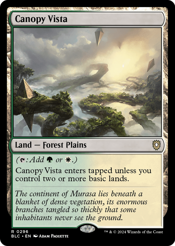 Canopy Vista (BLC-296) - Bloomburrow Commander