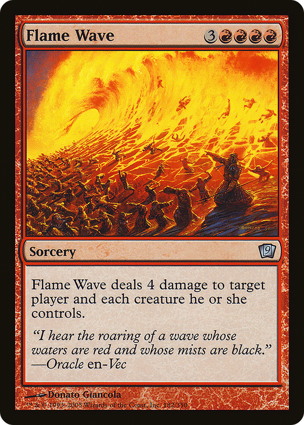 Flame Wave (9ED-182) - 9th Edition