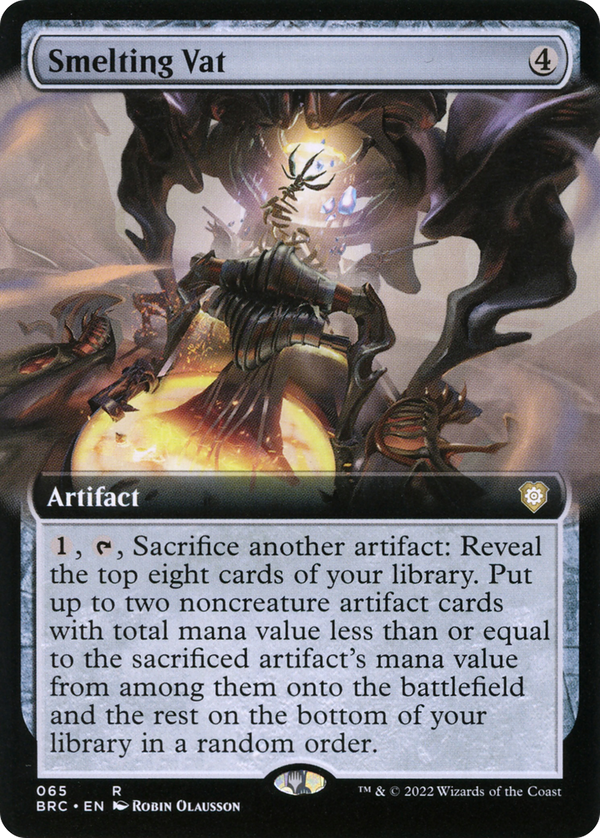 Smelting Vat (Extended Art) (BRC-065) - The Brothers' War Commander: (Extended Art)