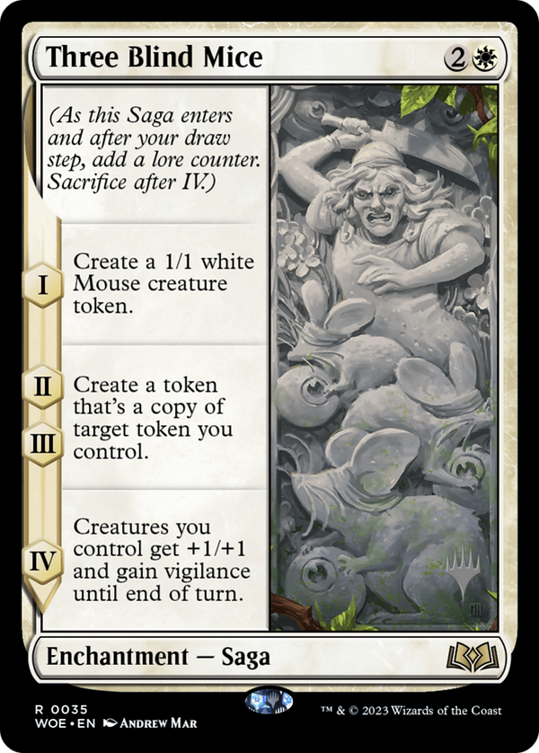 Three Blind Mice (PPWOE-035) - Wilds of Eldraine Promos Foil