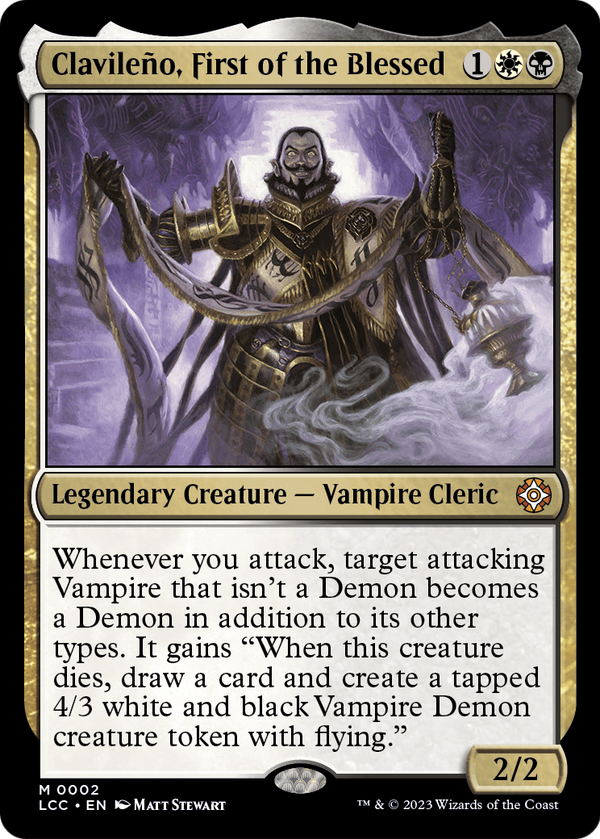 Clavileno, First of the Blessed (LCC-002) - The Lost Caverns of Ixalan Commander