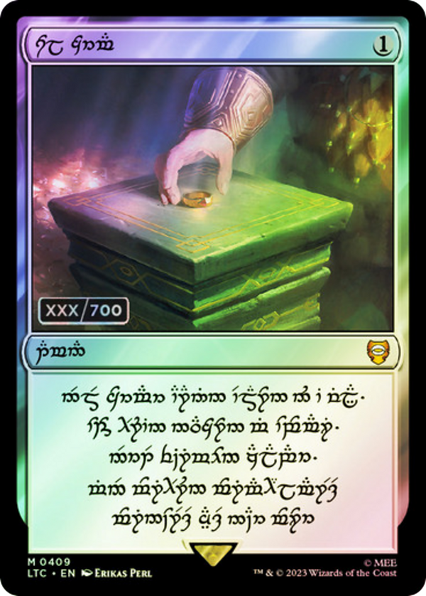 Sol Ring - Dwarven (0409) (Serial Numbered) (LTC-409) - Tales of Middle-earth Commander Foil