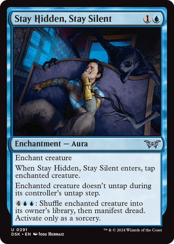 Stay Hidden, Stay Silent (0291) (DSK-291) - Duskmourn: House of Horror Foil