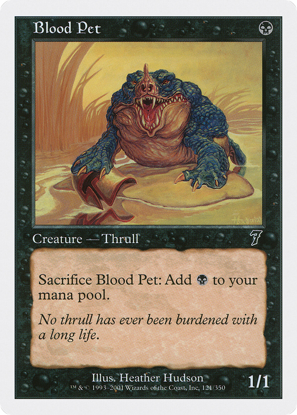 Blood Pet (7ED-121) - 7th Edition Foil
