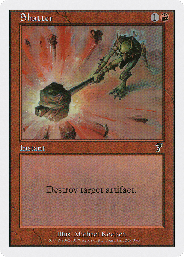Shatter (7ED-217) - 7th Edition Foil