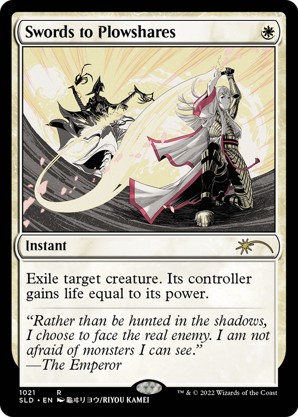 Swords to Plowshares (1021) (SLD-1021) - Secret Lair Drop Foil